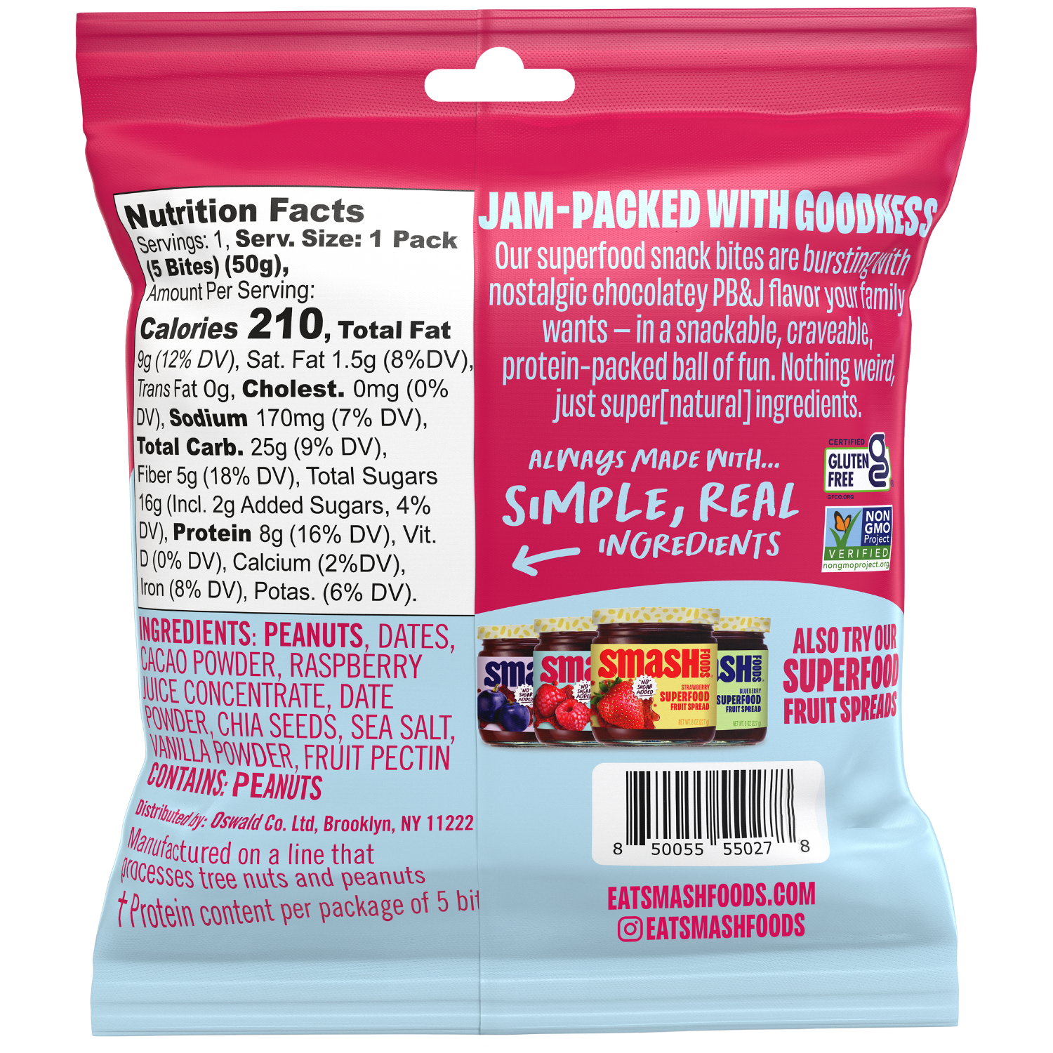 Choc Peanut Butter Raspberry