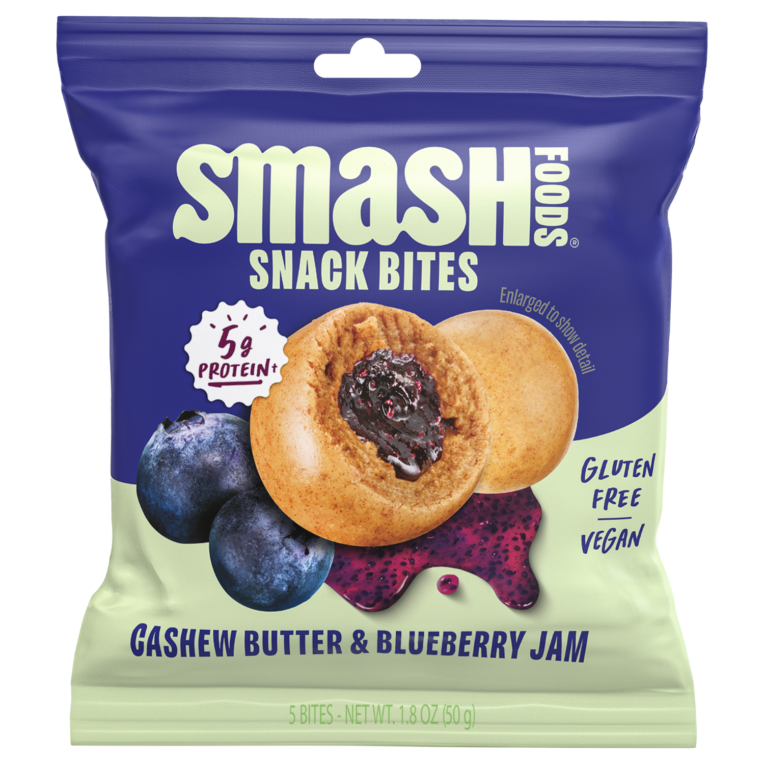 Cashew Butter Blueberry